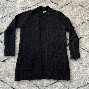 Black cardigan